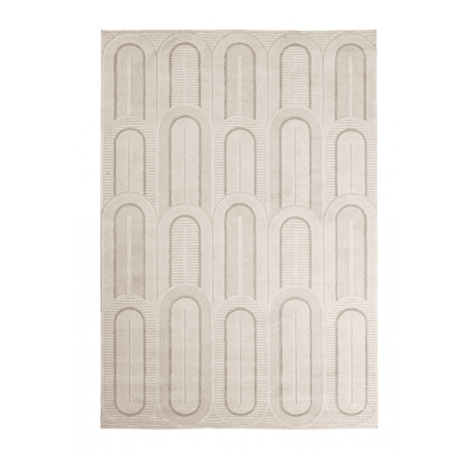 Tappeto da interno Zina Grigio 80% polipropilene, 20% poliestere. - 2