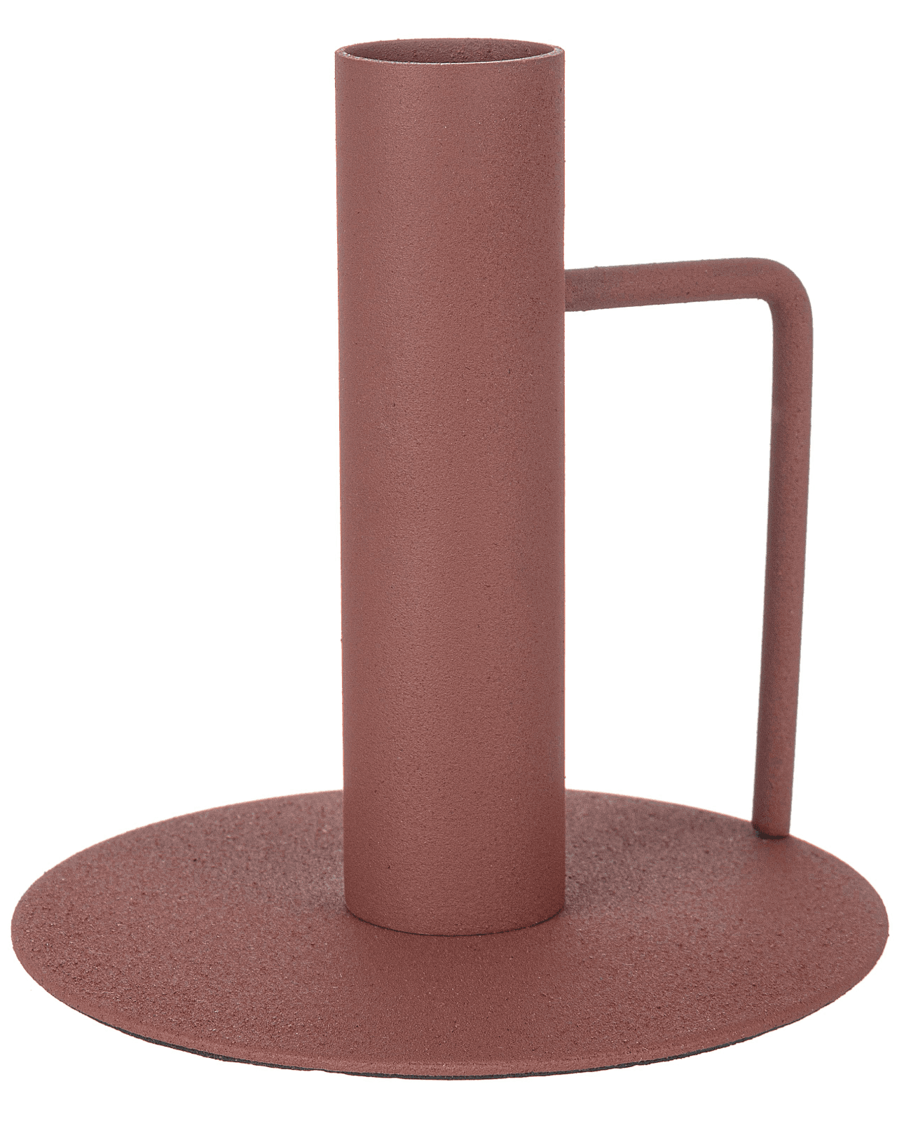 Porta candela 1 pezzo olpe realizzato in terracotta; prodotto fatto a mano, con eventuali variazioni di colore