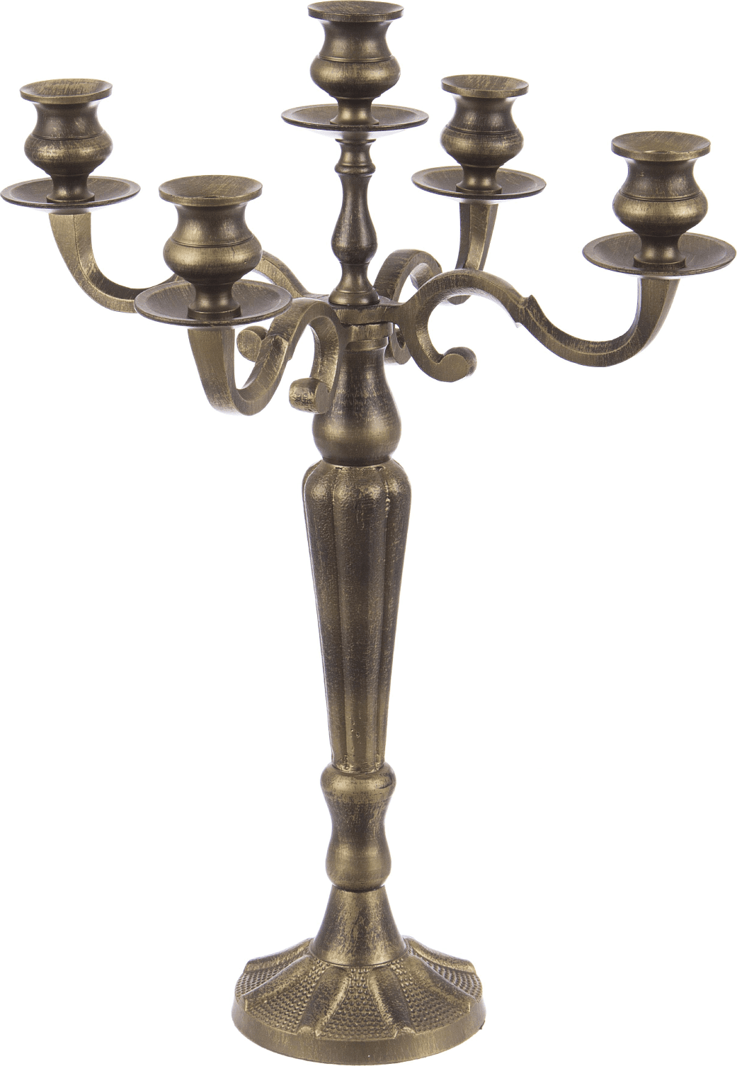 Candelabro laryn a 5 fuochi realizzato in alluminio misura h 52cm – Bizzotto Homemotion