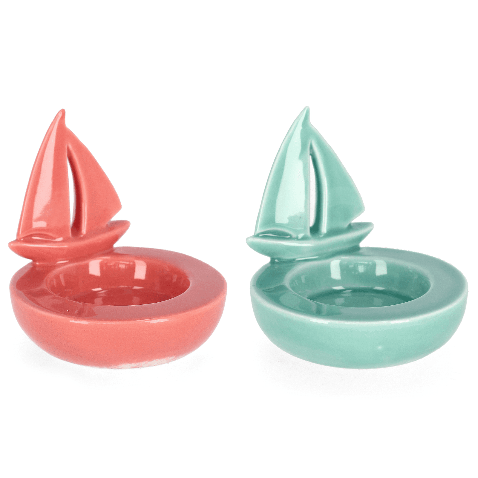 Porta tealight favignana in varie forme e colori; prodotto realizzato in ceramica - 7