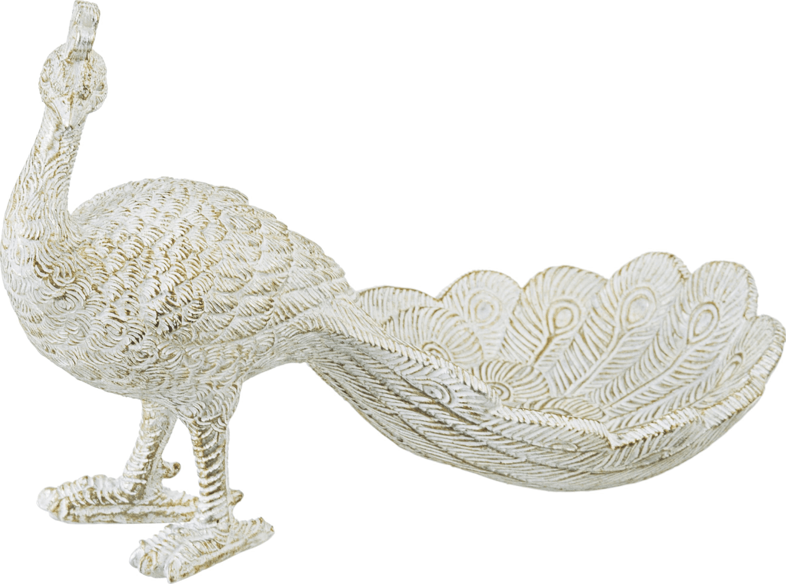 Statuetta yoma  pavone realizzato in poliresina con varie misure – Bizzotto Homemotion