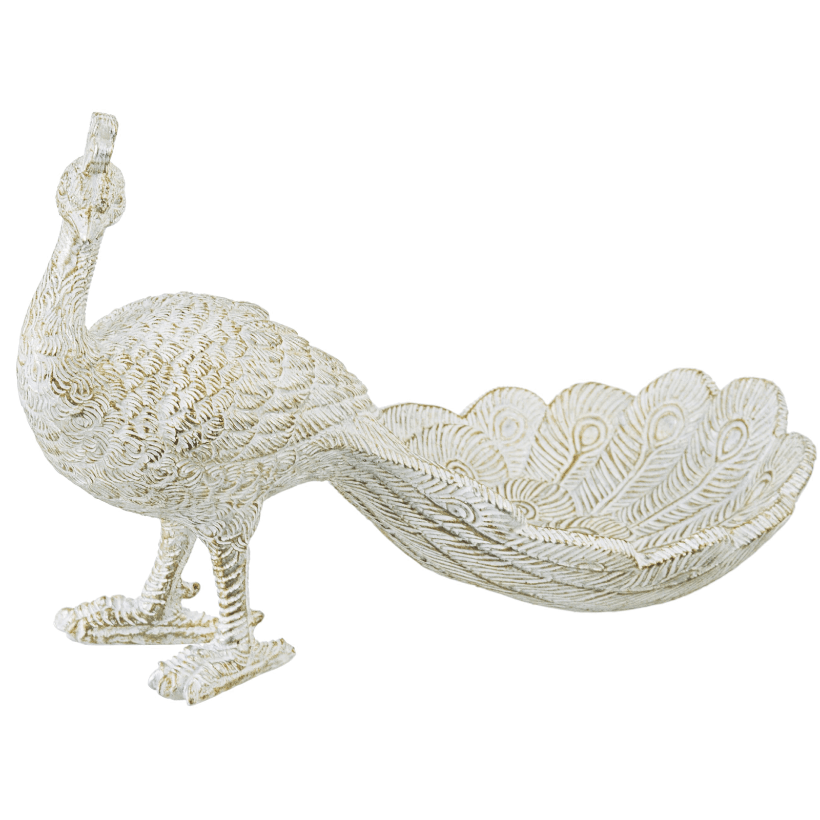 Statuetta yoma  pavone realizzato in poliresina con varie misure - 3