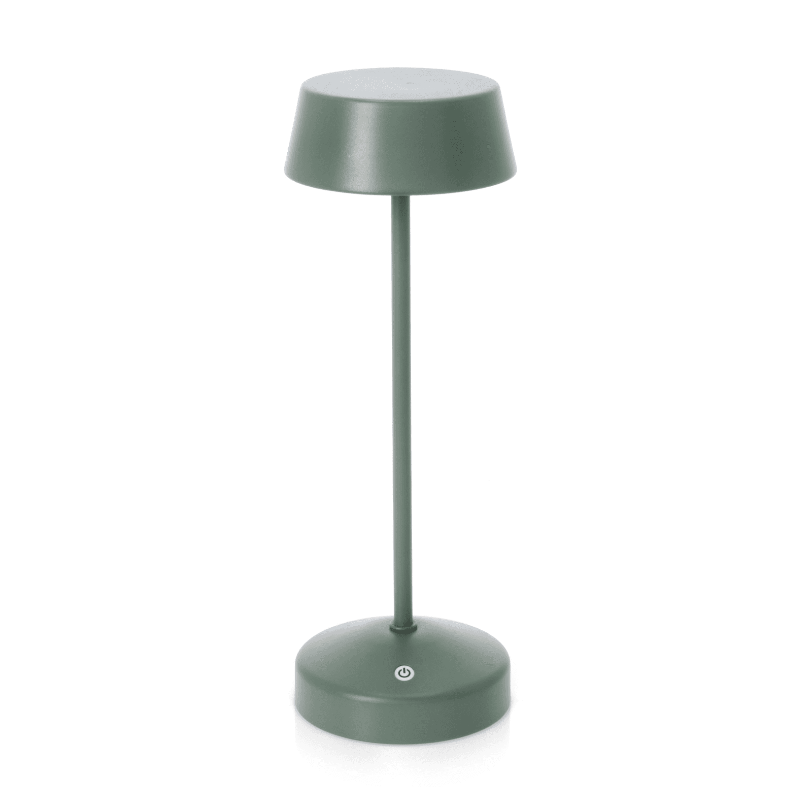 Lampada tavolo a led in metallo ricaricabile uso interno ed esterno h 33 cm - 5