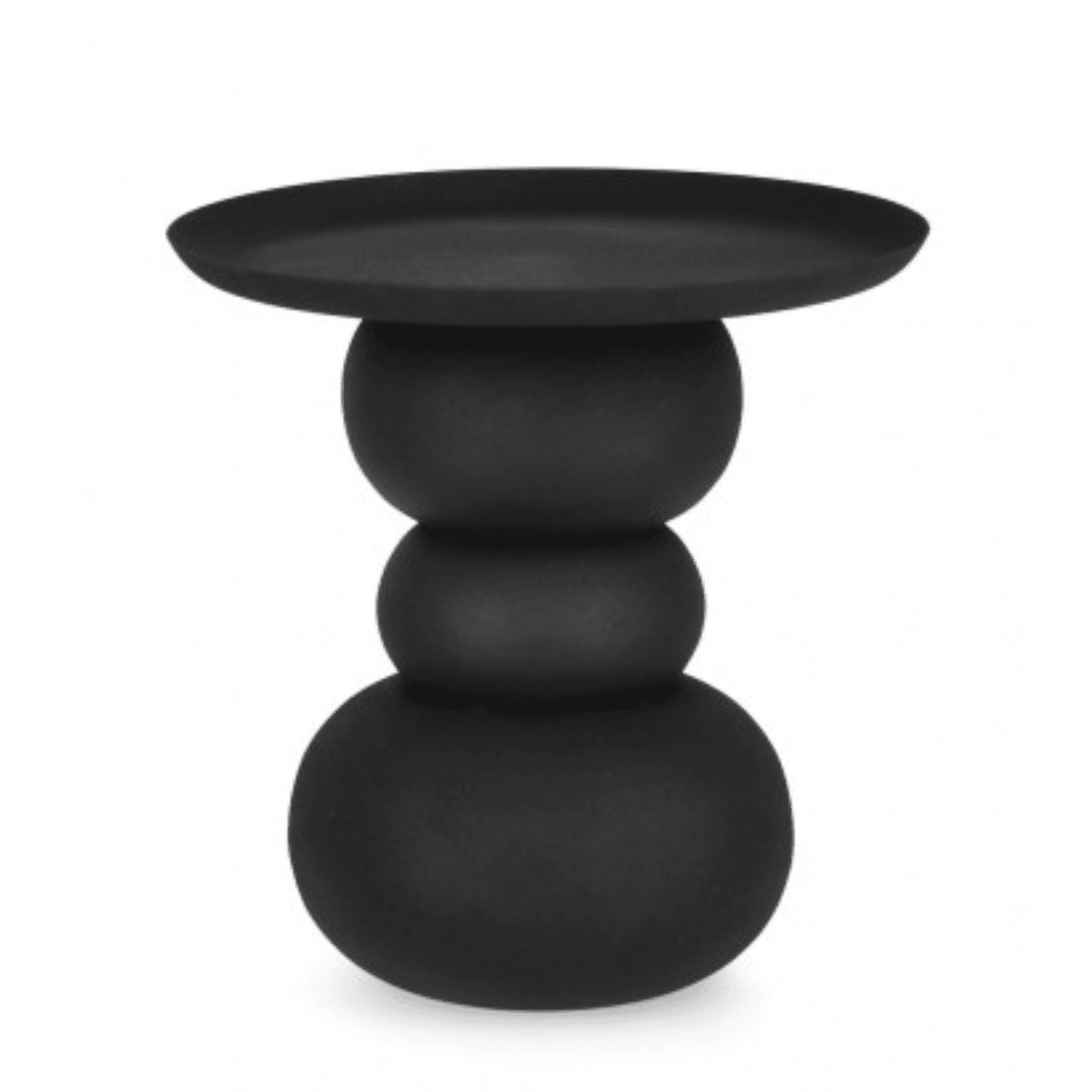 Tavolino alpa con varie tonalità di colore e misure  in acciaio – Nero – Bizzotto Homemotion