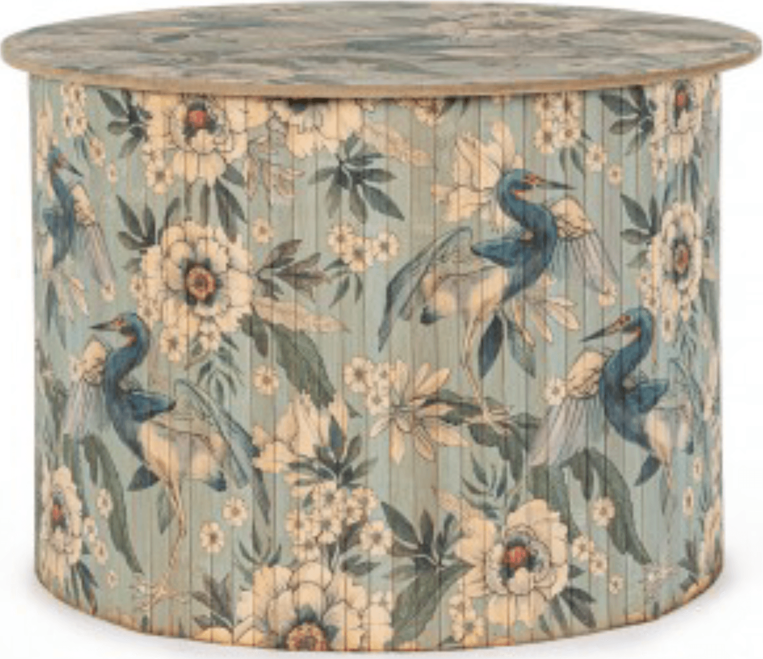 Tavolo maylin in struttura di bambù in acciaio Ø 40 x h 40 cm Ø 58 x h 40 cm – Bizzotto Homemotion