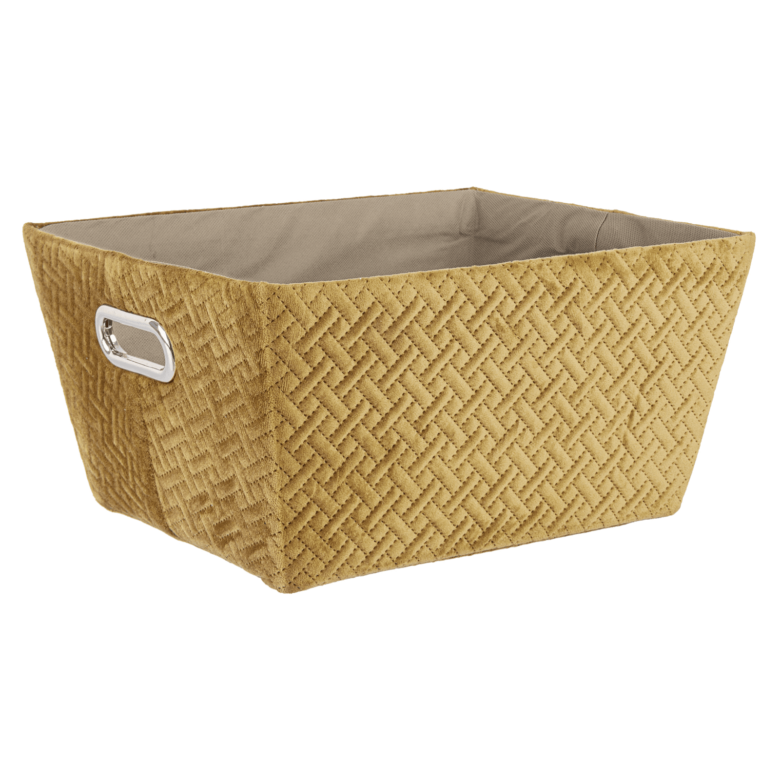Porta oggetti "Averill" rettangolare rivestito in velluto 36 x 28 x h 18 cm - 4