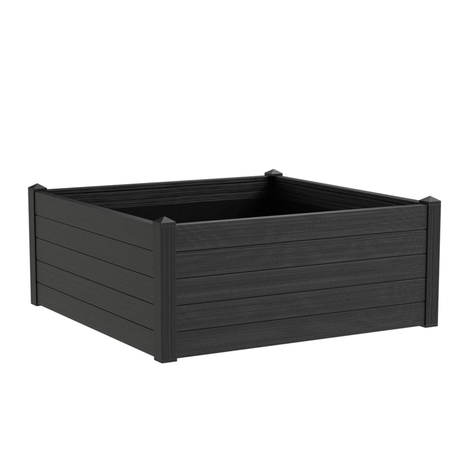 Vaso quadrato "Trama 003" In plastica da esterno e giardino per fiori e piante - 12
