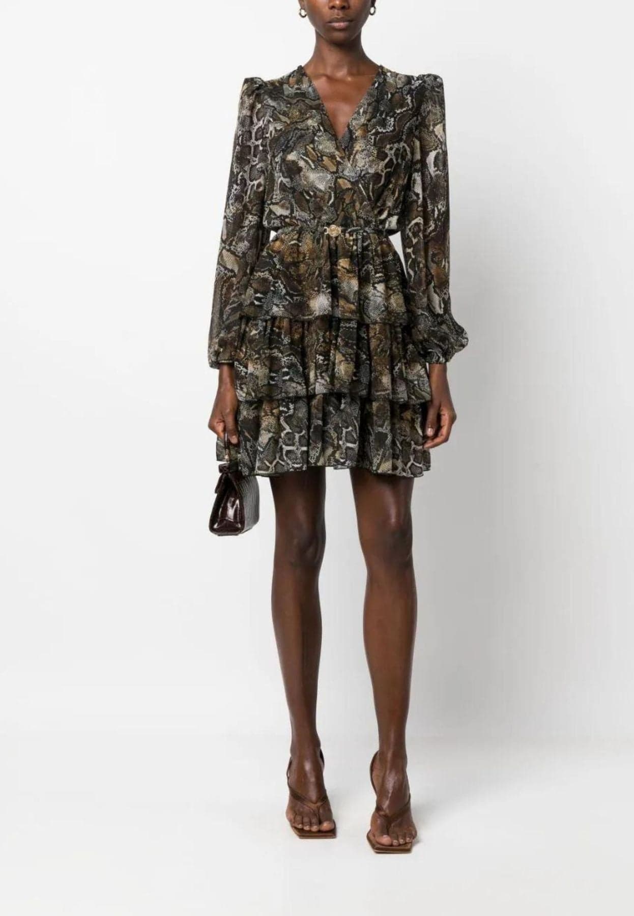 JUST CAVALLI Abito PL GEORGETTE PR PYTON da donna in Casual Drestige - Casamassima, commercioVirtuoso.it