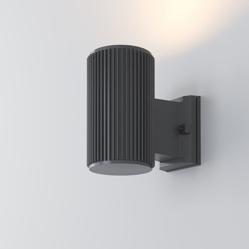 Lampada Da Parete Moderna Per Esterno Metallo Grigio Luce1E27 60W Ip54 in Lampade da parete LuceArt - Montecorvino Pugliano, commercioVirtuoso.it