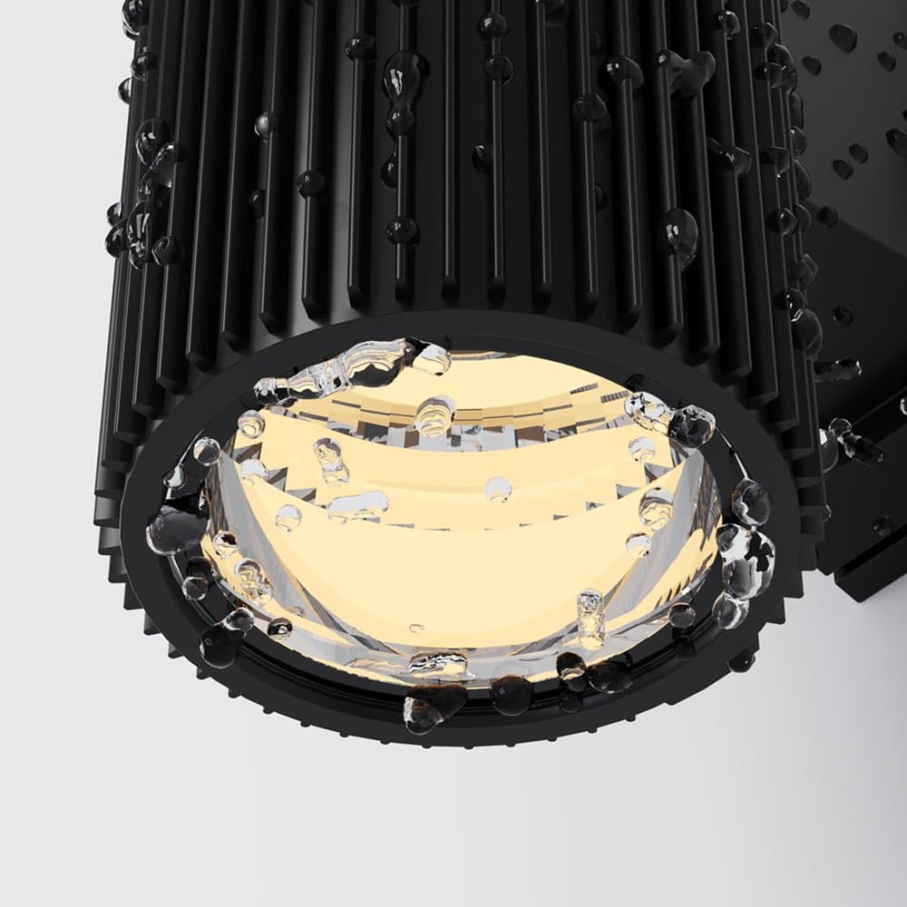 Lampada Da Parete Moderna Da Esterno Metallo Nero Luce2E27 60W Ip54 in Lampade da parete LuceArt - Montecorvino Pugliano, commercioVirtuoso.it