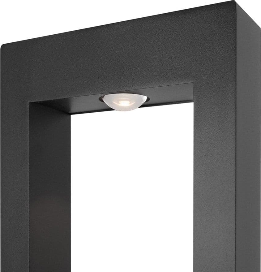 Lampada Da Terra Moderna Per Esterno Metallo Grafite Luce Led 10W Ip65 in Lampade da terra LuceArt - Montecorvino Pugliano, commercioVirtuoso.it