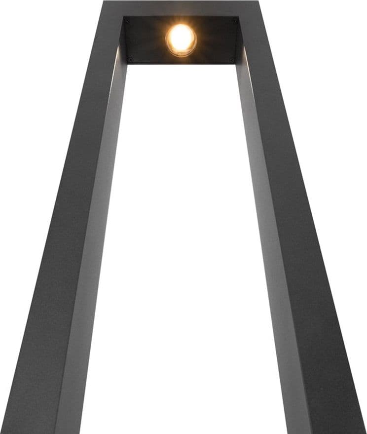 Lampada Da Terra Moderna Per Esterno Metallo Grafite Luce Led 10W Ip65 in Lampade da terra LuceArt - Montecorvino Pugliano, commercioVirtuoso.it