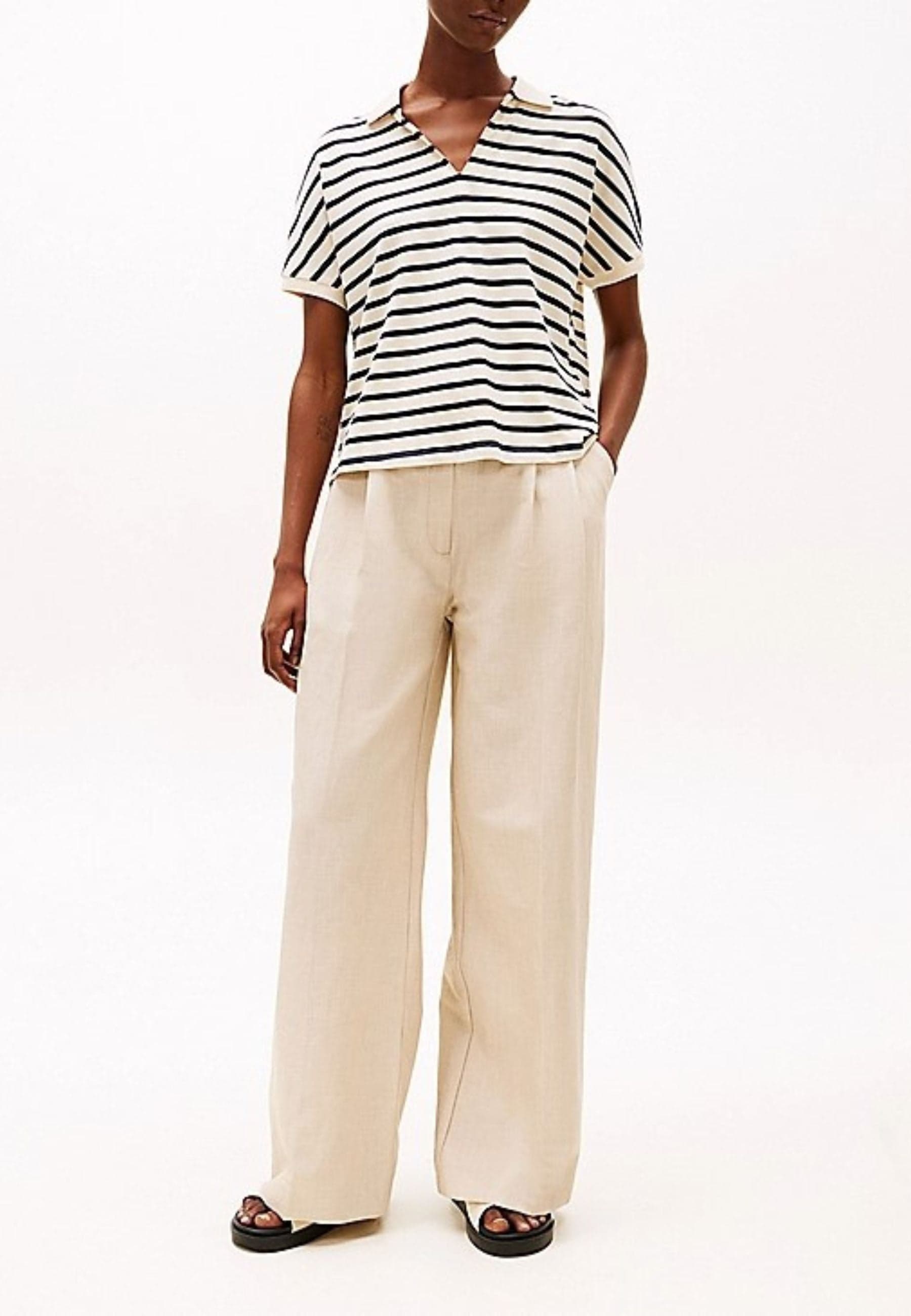 Tommy Hilfiger POLO LYOCELL OPEN-NK RELAXED POLO SS da donna in Polo Drestige - Casamassima, commercioVirtuoso.it