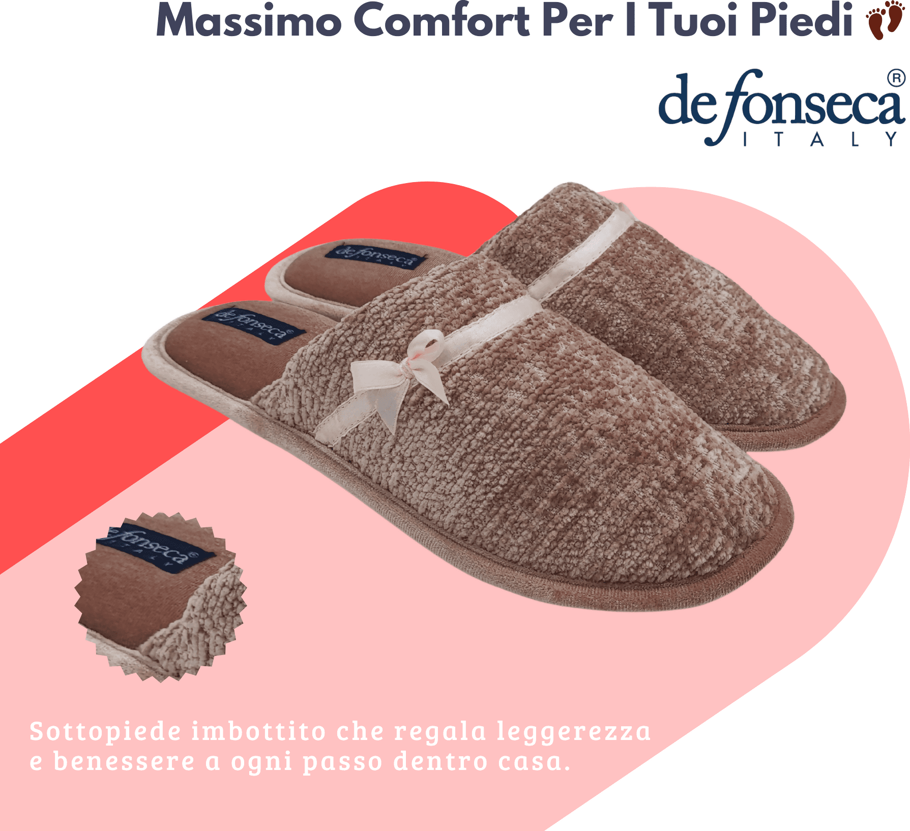 de fonseca Calde Ciabatte Uomo Donna, Pantofole Invernali Chiuse da Casa, Lavabili e per Ospiti in Ciabatte moda Primo Calzature - Venezia, commercioVirtuoso.it