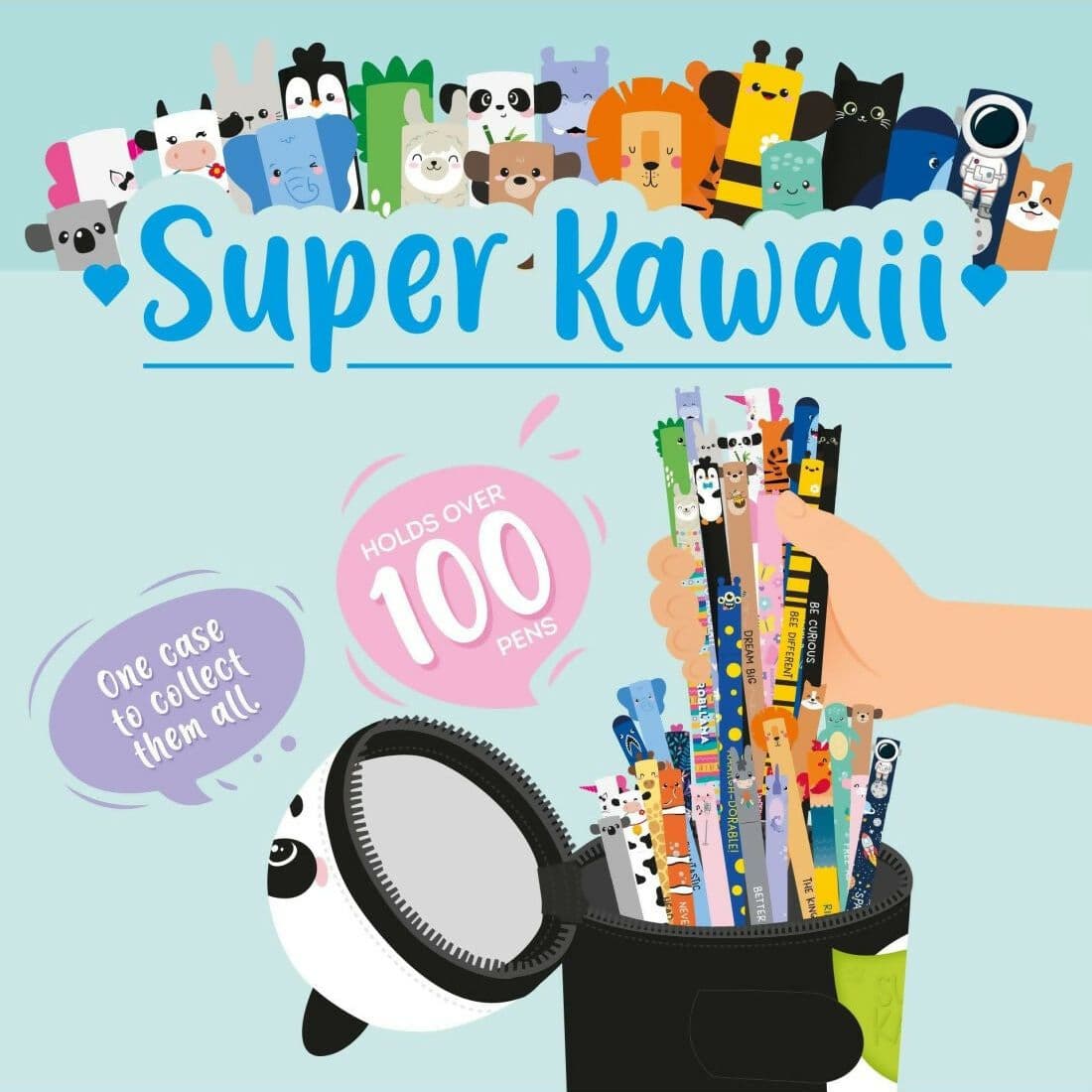 Legami - Astuccio Super Kawaii Panda, contiene fino a 100 Penne Cancellabili, in morbido Silicone in Carta Cartoleria Deja Vu - Crotone, commercioVirtuoso.it