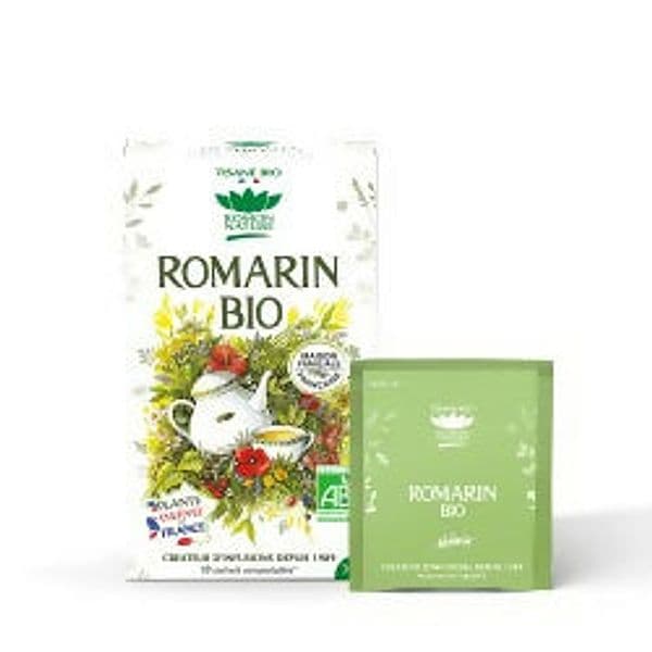Tisana biologica al rosmarino Francia* Romon Nature - 18 bustine coltivati, raccolti e selezionati esclusivamente in francia