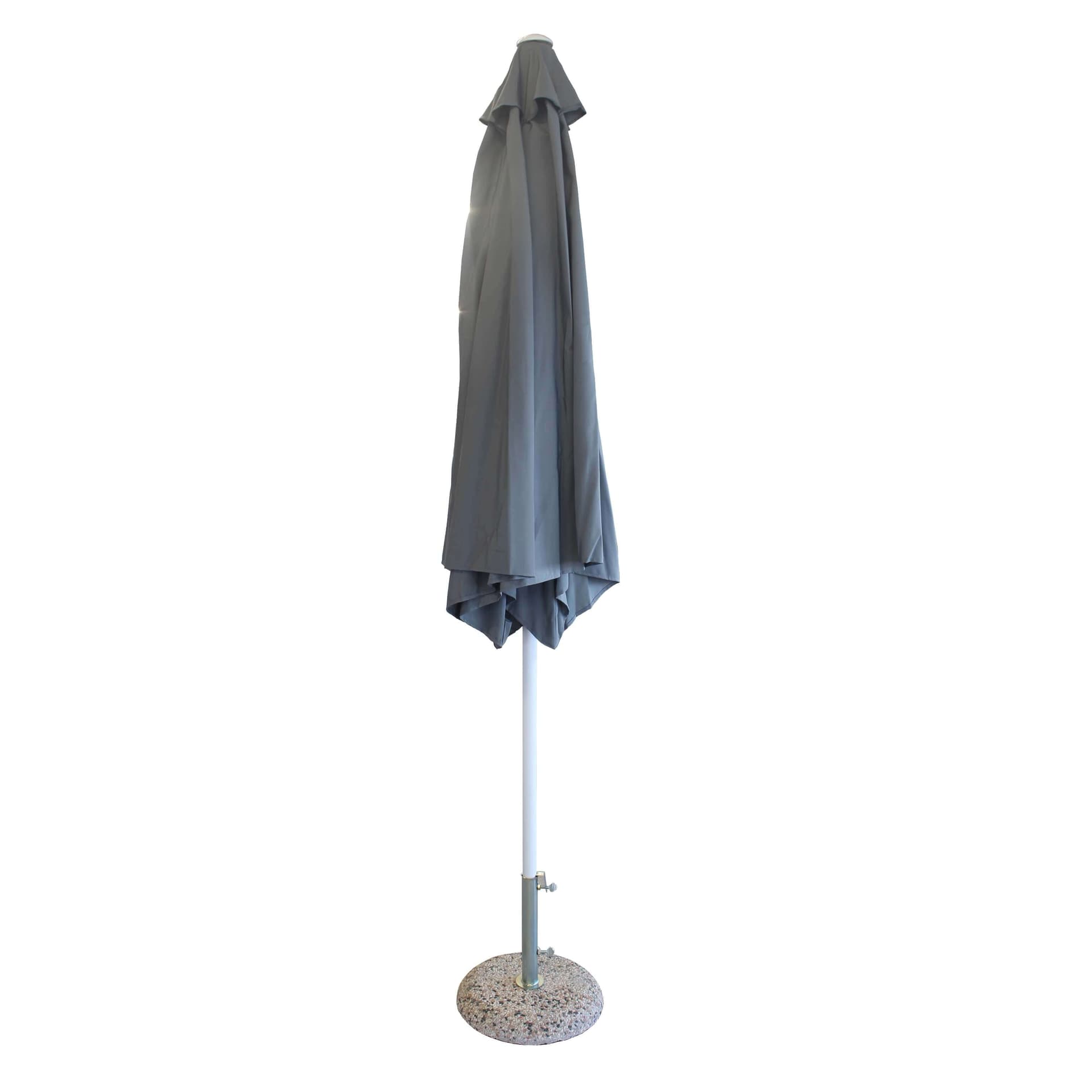 MARITUS - ombrellone da giardino tondo 3 palo centrale Grigio in Ombrelloni Milani Home - Dueville, commercioVirtuoso.it