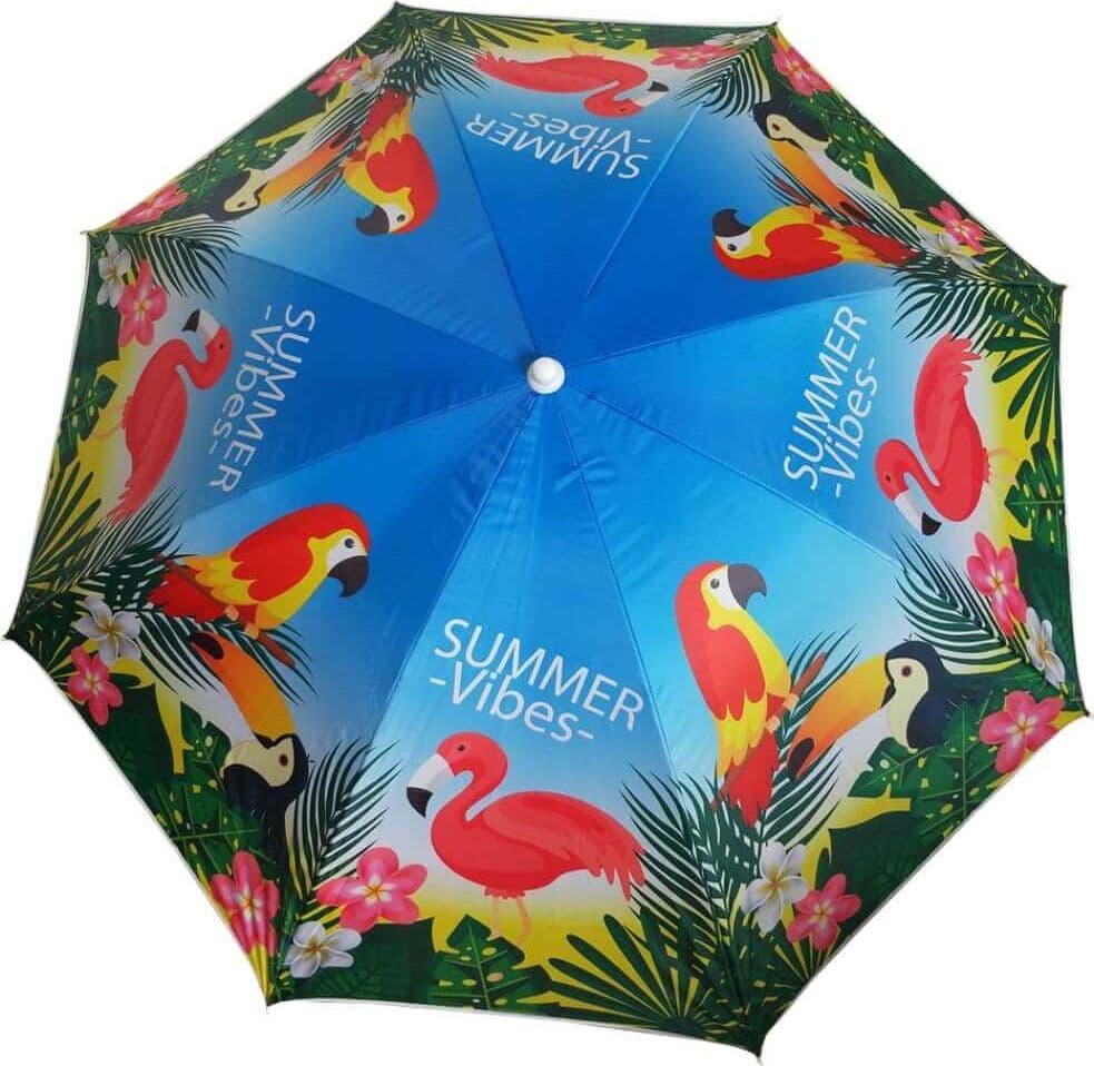 ombrellone spiaggia poliestere uv 200/32 decoro anguria e fenicottero Multicolor in Ombrelloni Milani Home - Dueville, commercioVirtuoso.it