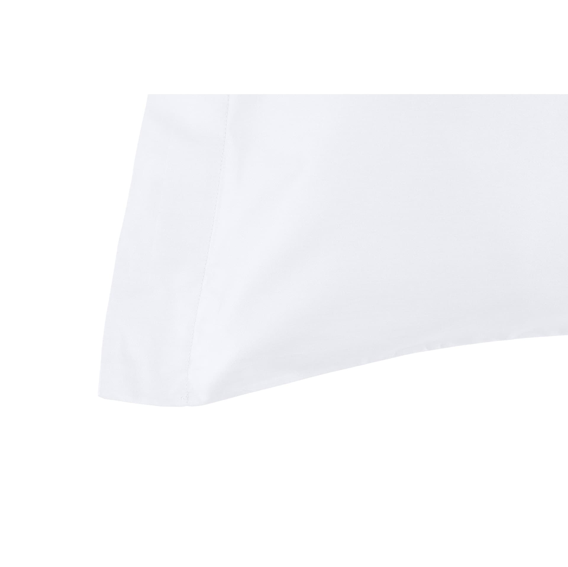 Completo Letto in Raso di puro cotone Bianco - Vanita di raso