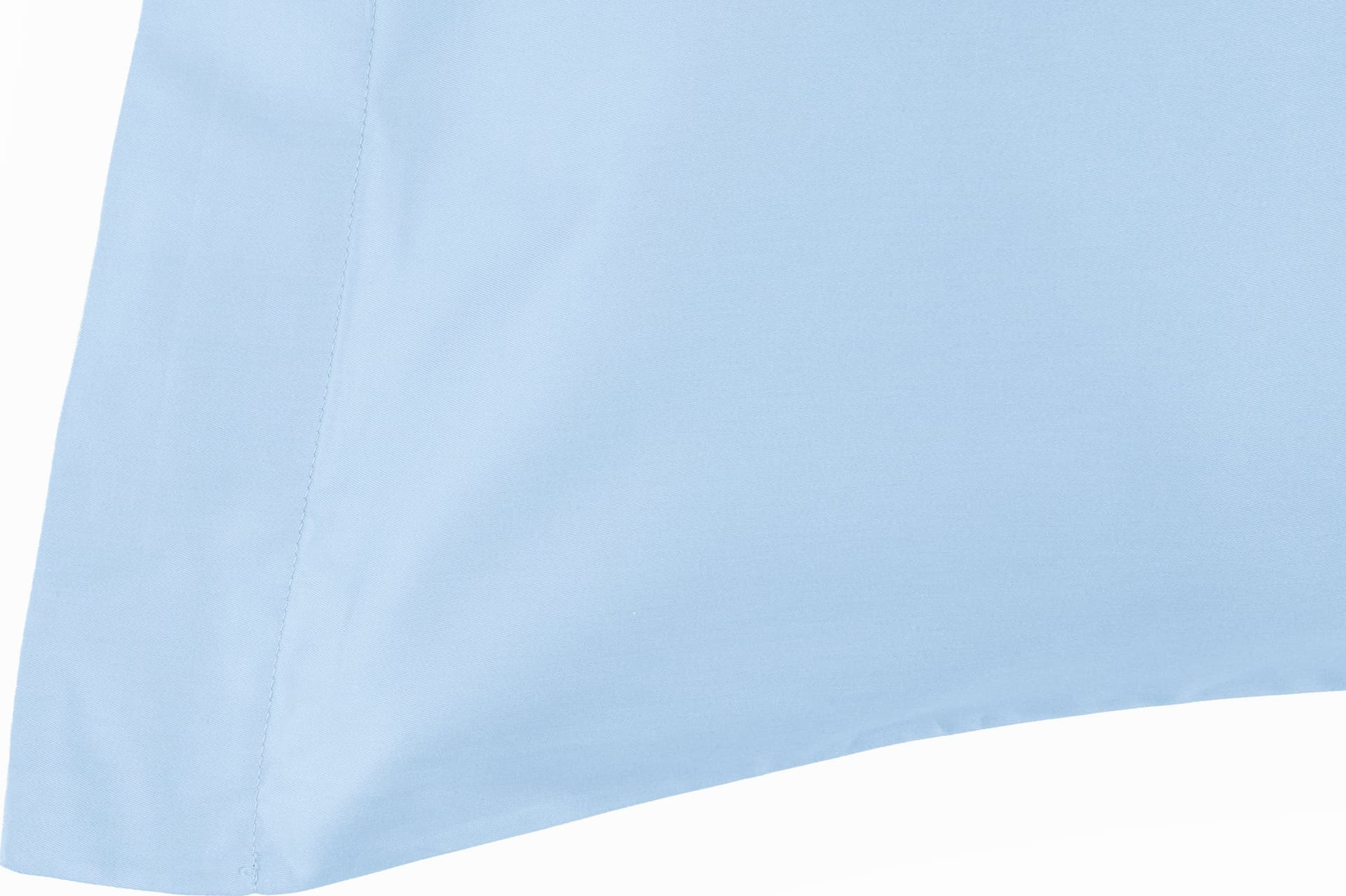 Parure Copripiumino in Raso di puro cotone Azzurro - Vanita di raso