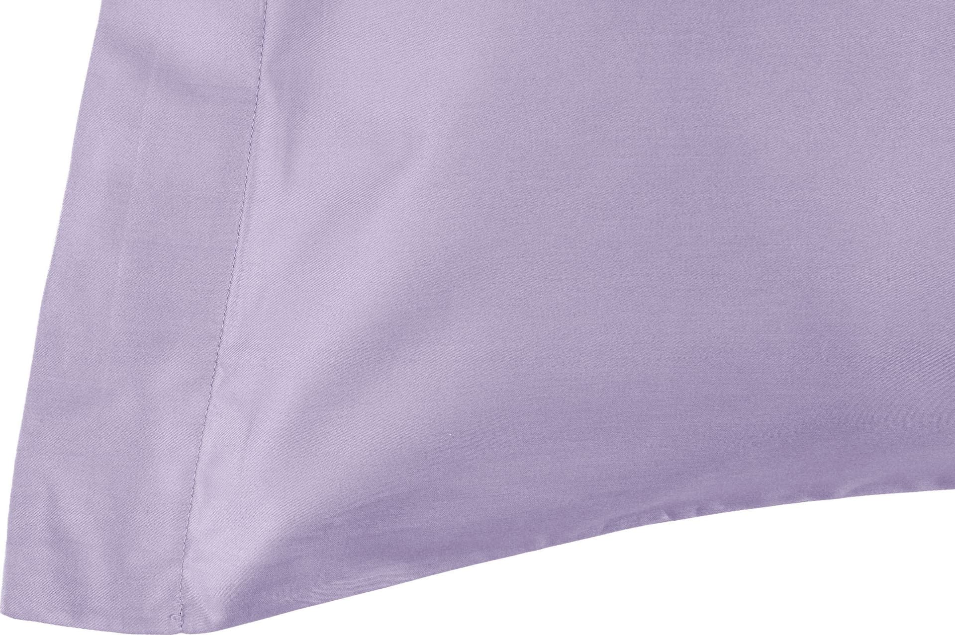 Completo Letto in Raso di puro cotone Lilla - Vanita di raso