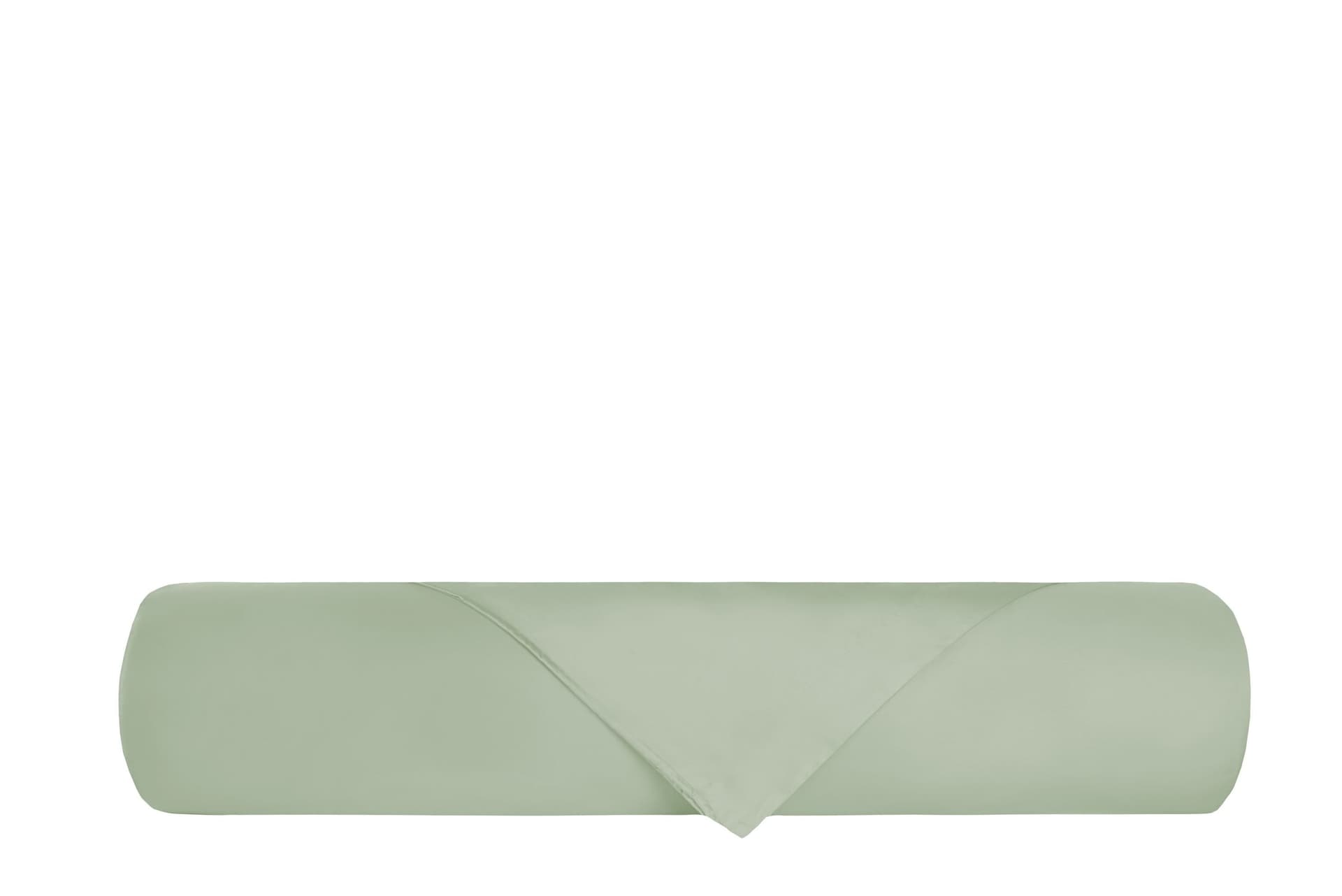 Parure Copripiumino in Raso di puro cotone Verde Chiaro - Vanita di raso