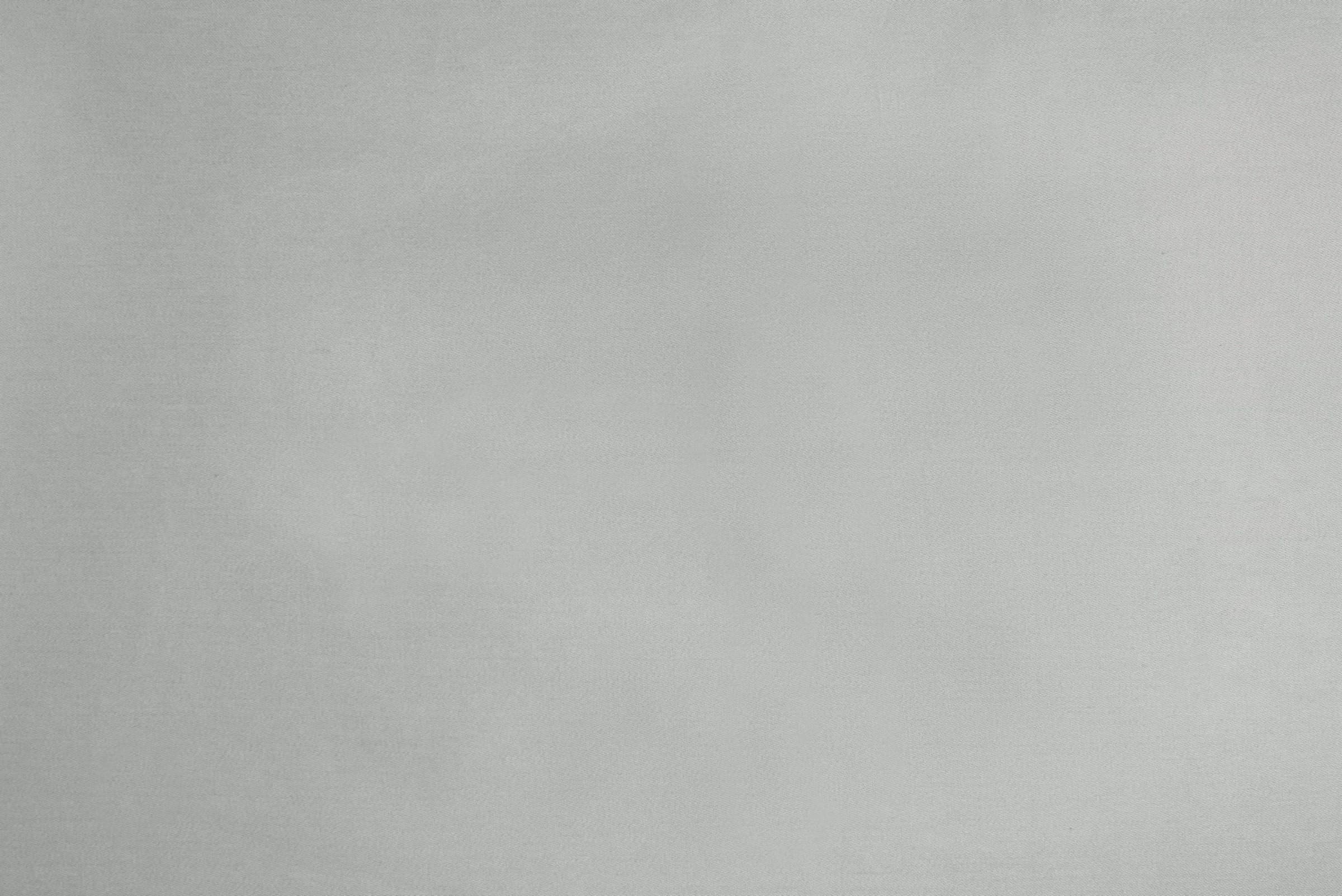 Coppia di federe a 2 volani  in Raso di puro cotone Grigio Perla - Vanita di raso
