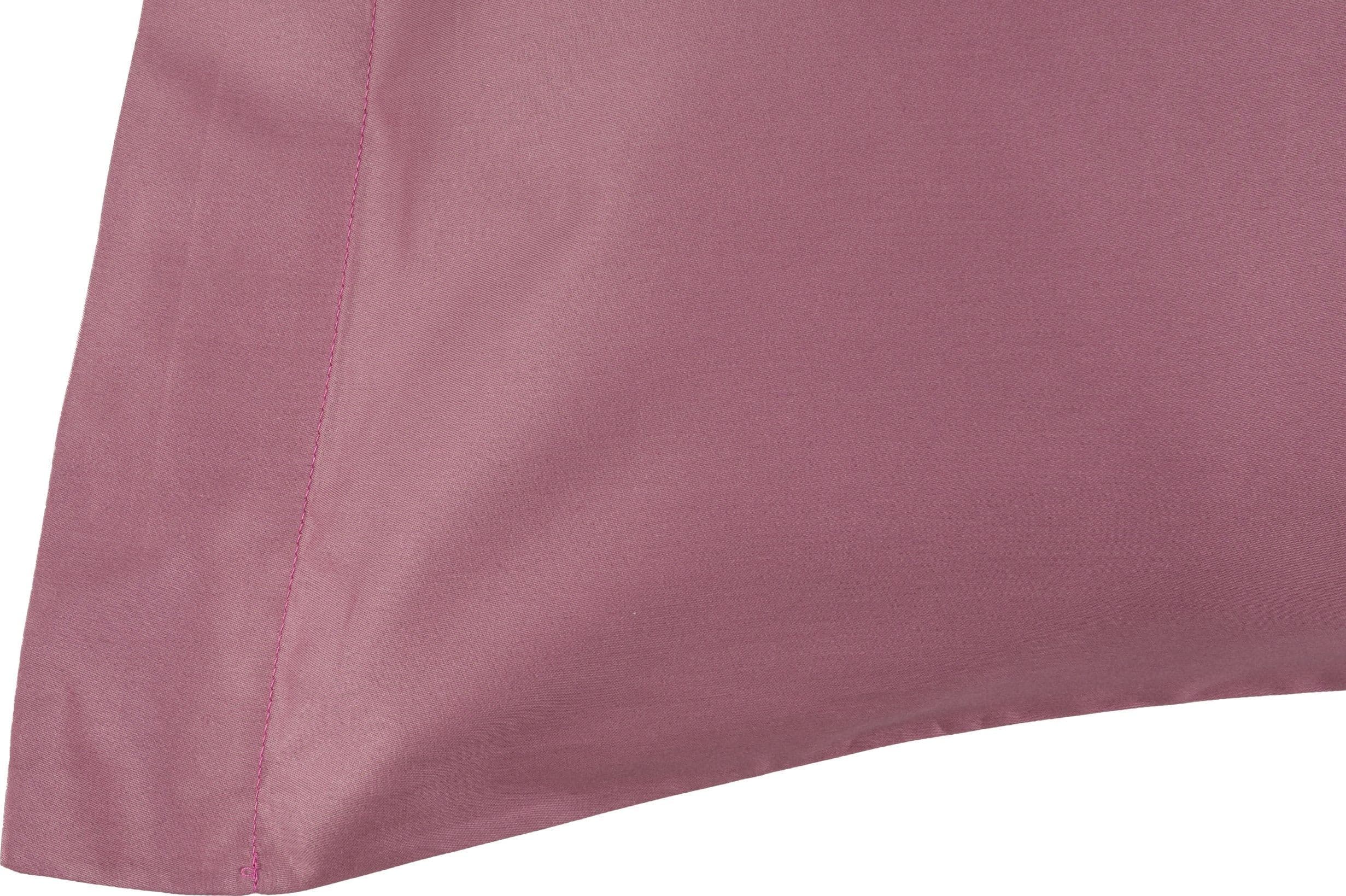 Completo Letto in Raso di puro cotone Rosa Nostalgia - Vanita di raso