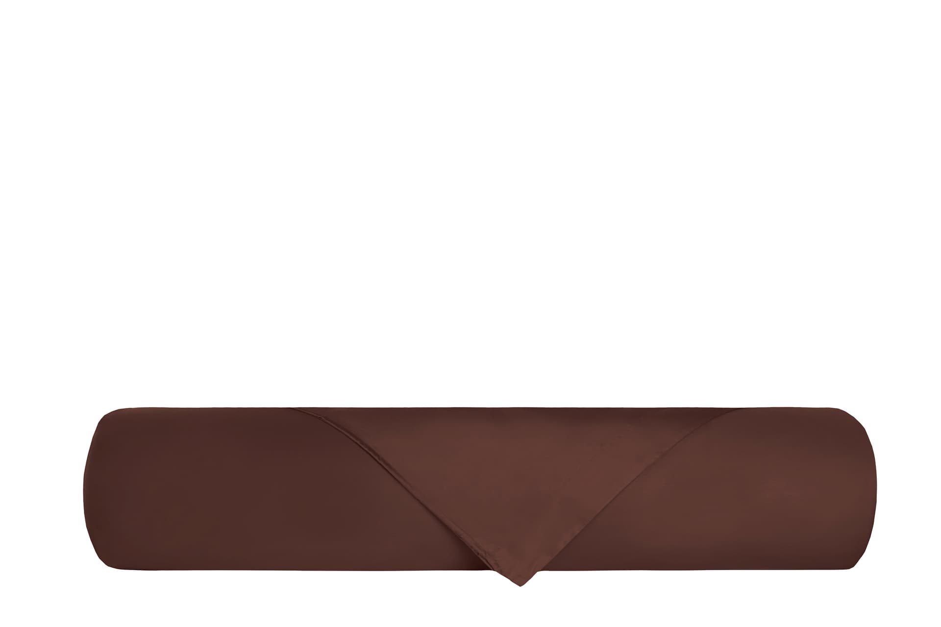 Parure Copripiumino in raso di puro cotone DELUXE 3 volani Cacao in Set copripiumini e federe Vanita di raso - Sesto San Giovanni, commercioVirtuoso.it