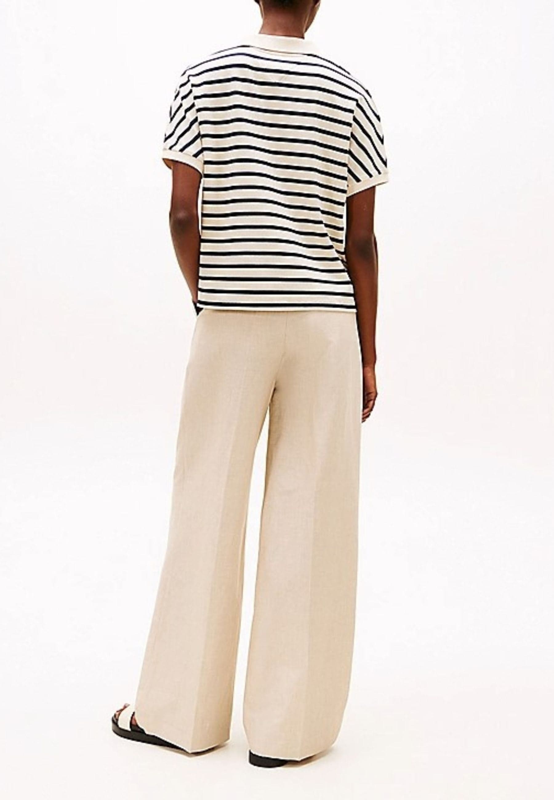 Tommy Hilfiger POLO LYOCELL OPEN-NK RELAXED POLO SS da donna in Polo Drestige - Casamassima, commercioVirtuoso.it