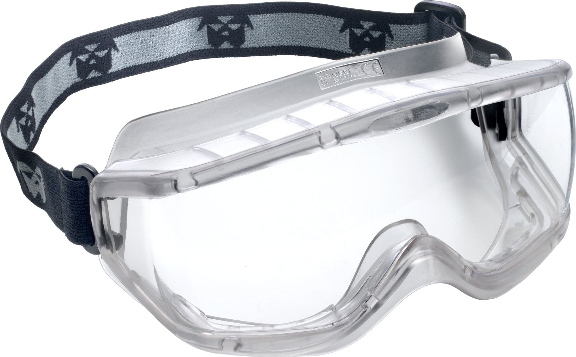 Occhiale a Mascherina in Pvc G04 Ventilazione Indiretta Neri Safety