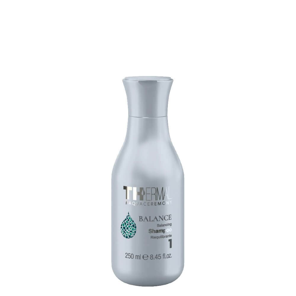 Shampoo Riequilibrante Cute Grassa Emsibeth Thermal Balance – Shampoo Sebo Regolatore Professionale con Acqua Termale, Purificante Delicato, Capelli Leggeri Puliti Più a Lungo