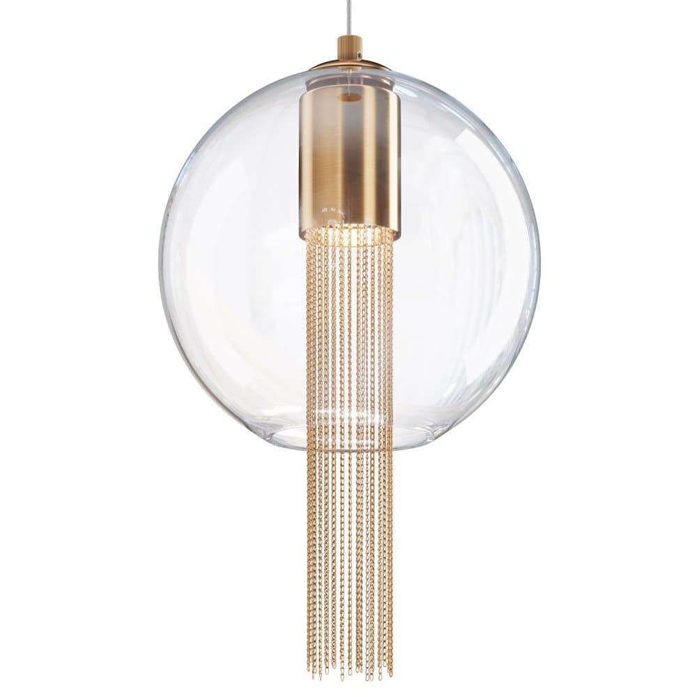 Sospensione Contemporanea Flusso Grande In Metallo Bronzo 1 Luce in Lampade a sospensione LuceArt - Montecorvino Pugliano, commercioVirtuoso.it