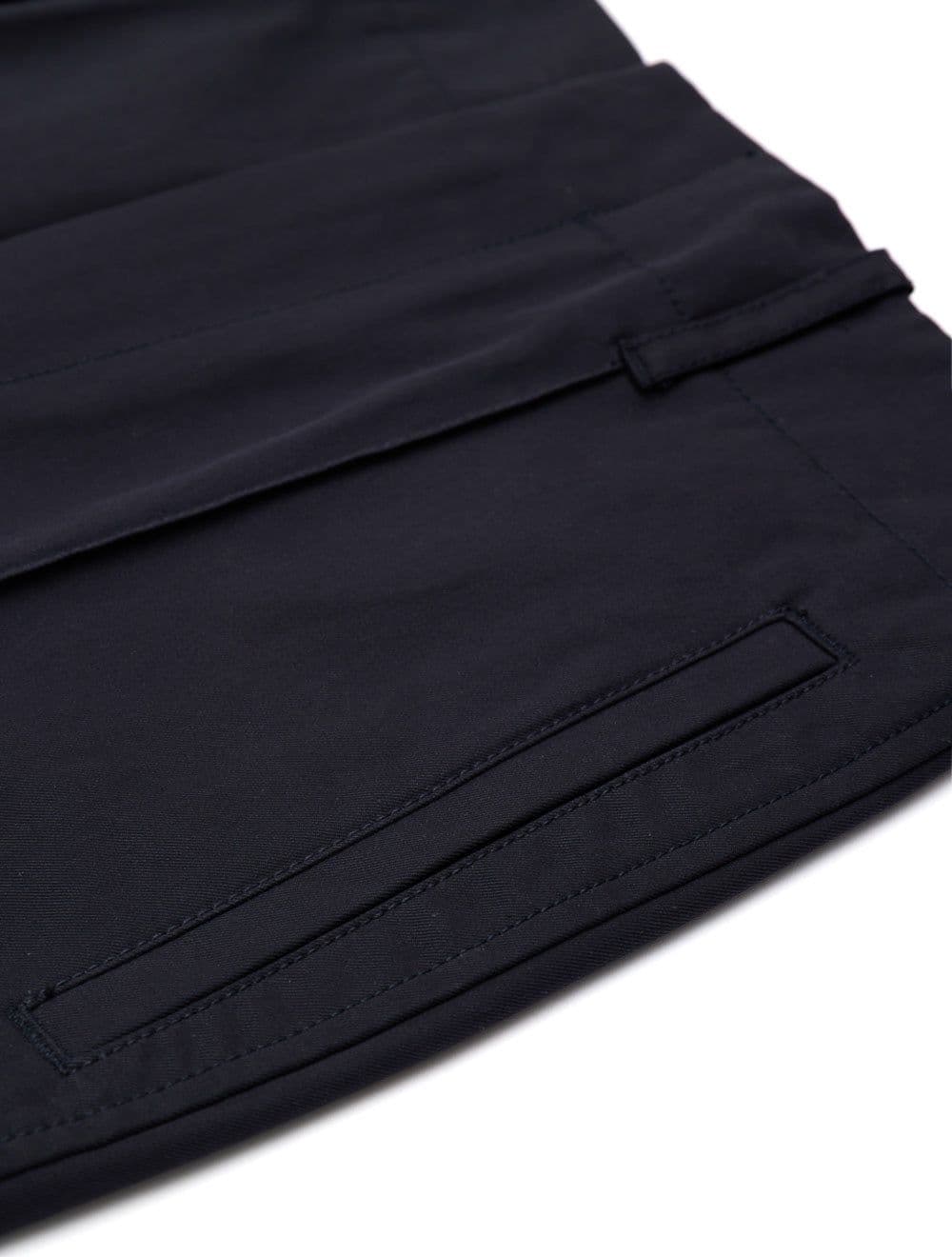 Bottega Veneta Pantalone in Twill Blue Navy da donna in Pantaloni Drestige - Casamassima, commercioVirtuoso.it