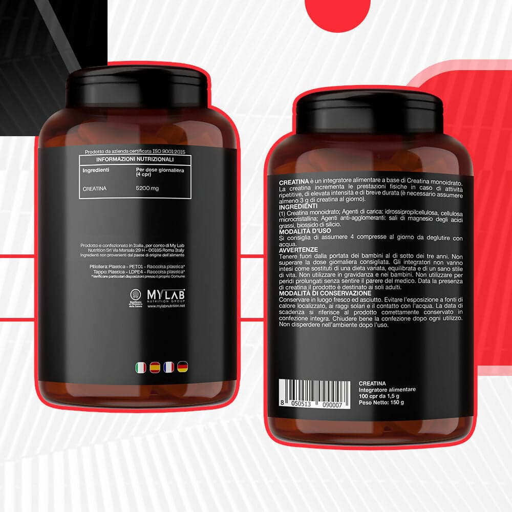 Creatina Micronizzata Monoidrato 100 compresse da 1,5 gr T-Rex in Creatina MyLab Nutrition - Roma, commercioVirtuoso.it