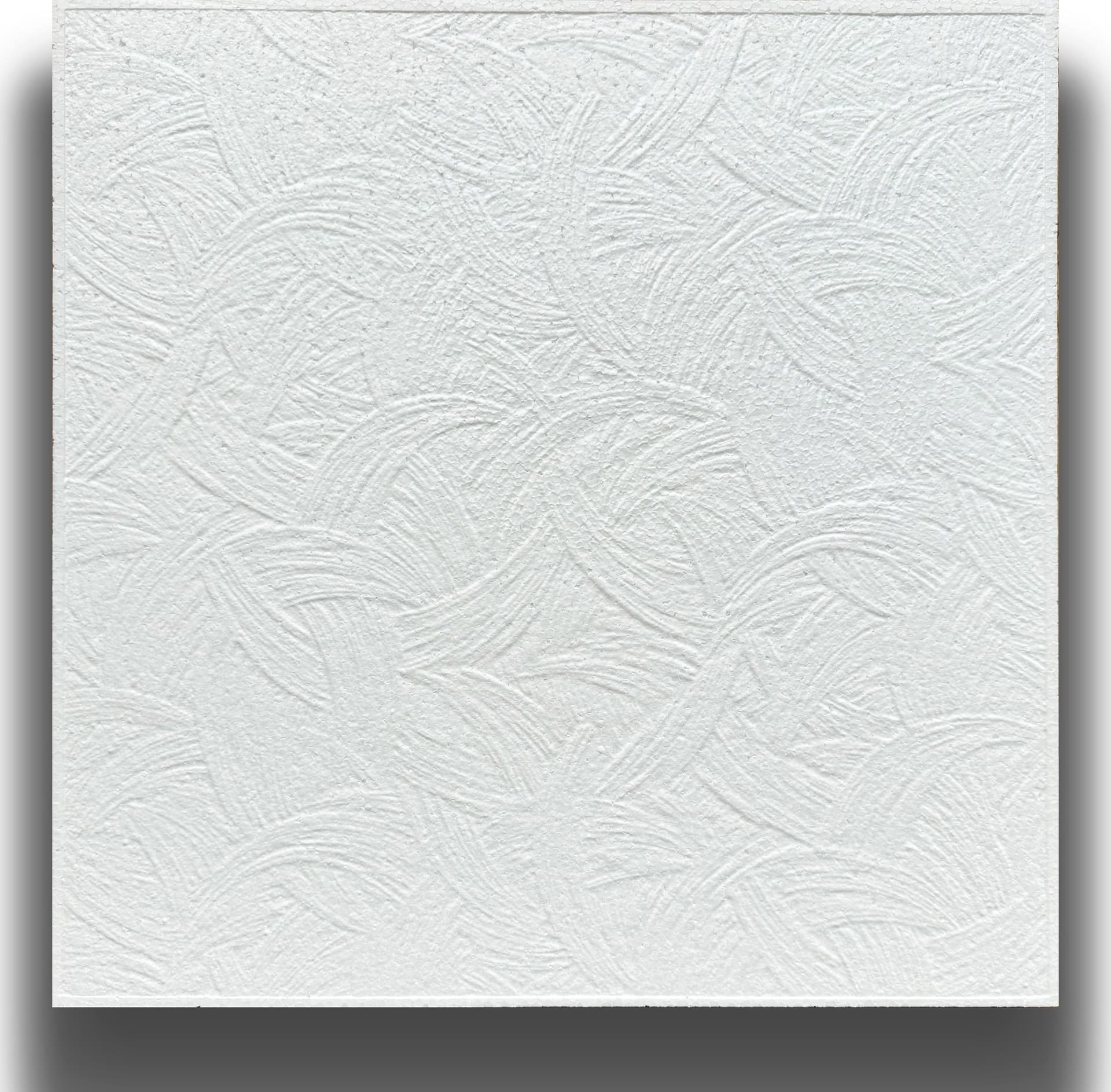 10 o 20mq (40 oppure 80 pezzi) di pannello decorativo a soffitto in polistirene compatto 50x50cm (spess. 1cm) PALERMO - 4