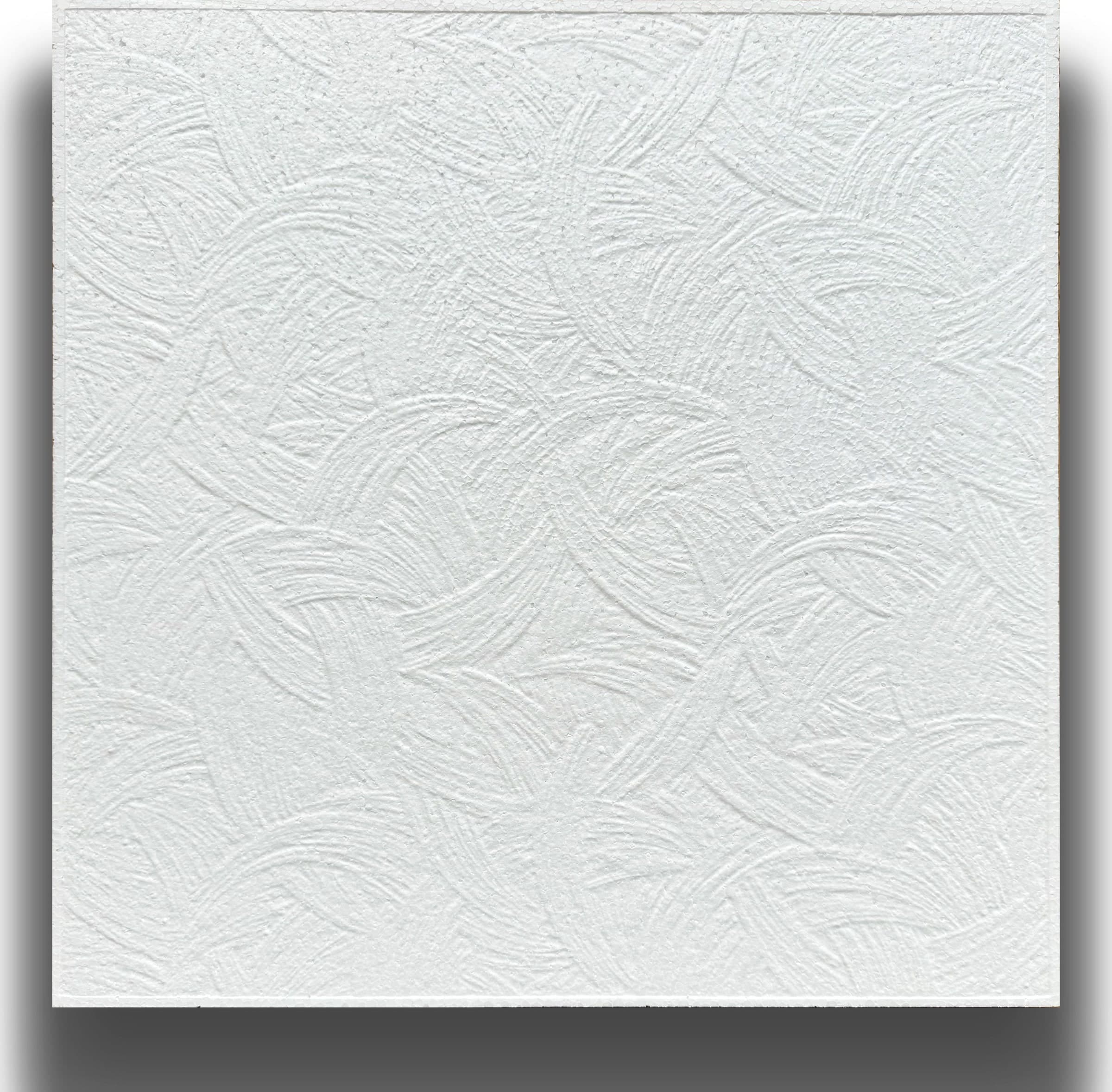 10 o 20mq (40 oppure 80 pezzi) di pannello decorativo a soffitto in polistirene compatto 50x50cm (spess. 1cm) PALERMO - 4