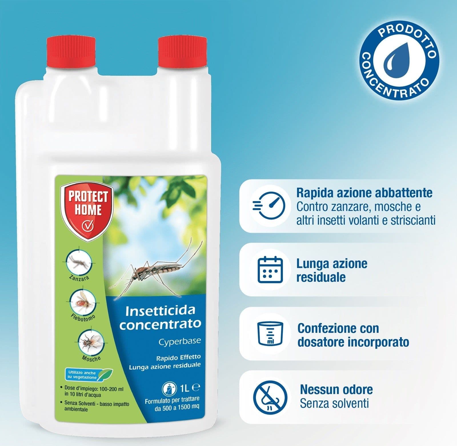 Cyperbase Lt 1 Insetticida Concentrato ad Ampio Spettro d'Azione Protect Home SBM in Autocategorizzazione Taliachicce.it - Milazzo, commercioVirtuoso.it