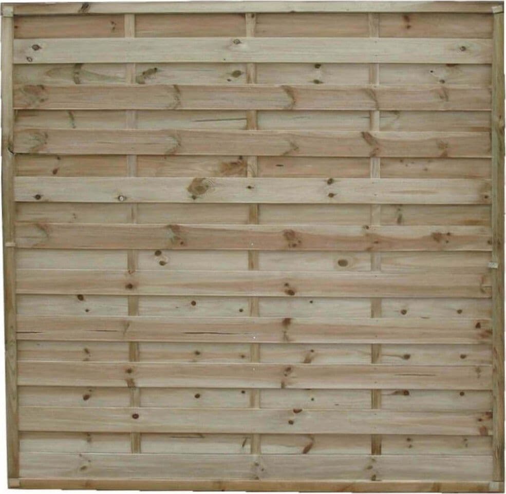 Frangivento da giardino in legno di pino impregnato in autoclave 180x180 Marrone in Casette da giardino Milani Home - Dueville, commercioVirtuoso.it