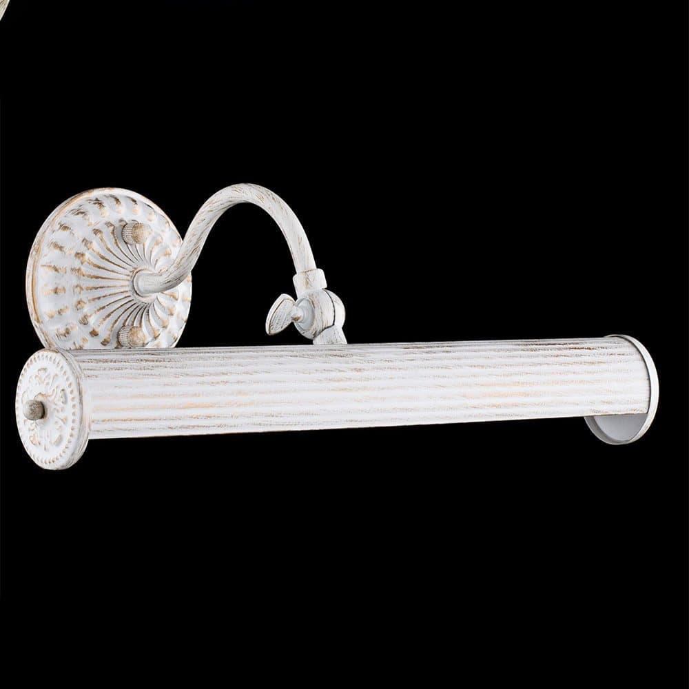 Applique Da Parete Classico Renoir Metallo Bianco 2 Luci E14 25W in Applique LuceArt - Montecorvino Pugliano, commercioVirtuoso.it