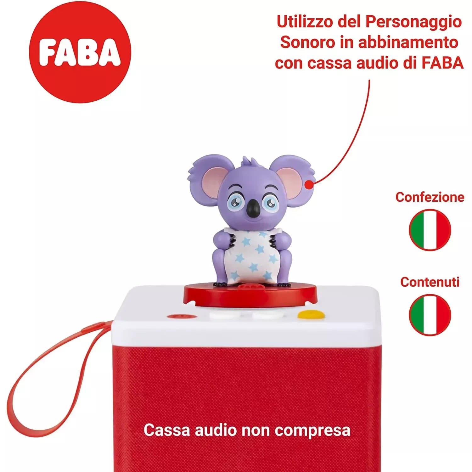 FABA Bianca Notte - musiche, canzoni e suoni - gioco sonoro educativo - RACCONTASTORIE NON INCLUSO in Libri interattivi Sanitaria Gioia del Bimbo - Villa San Giovanni, commercioVirtuoso.it