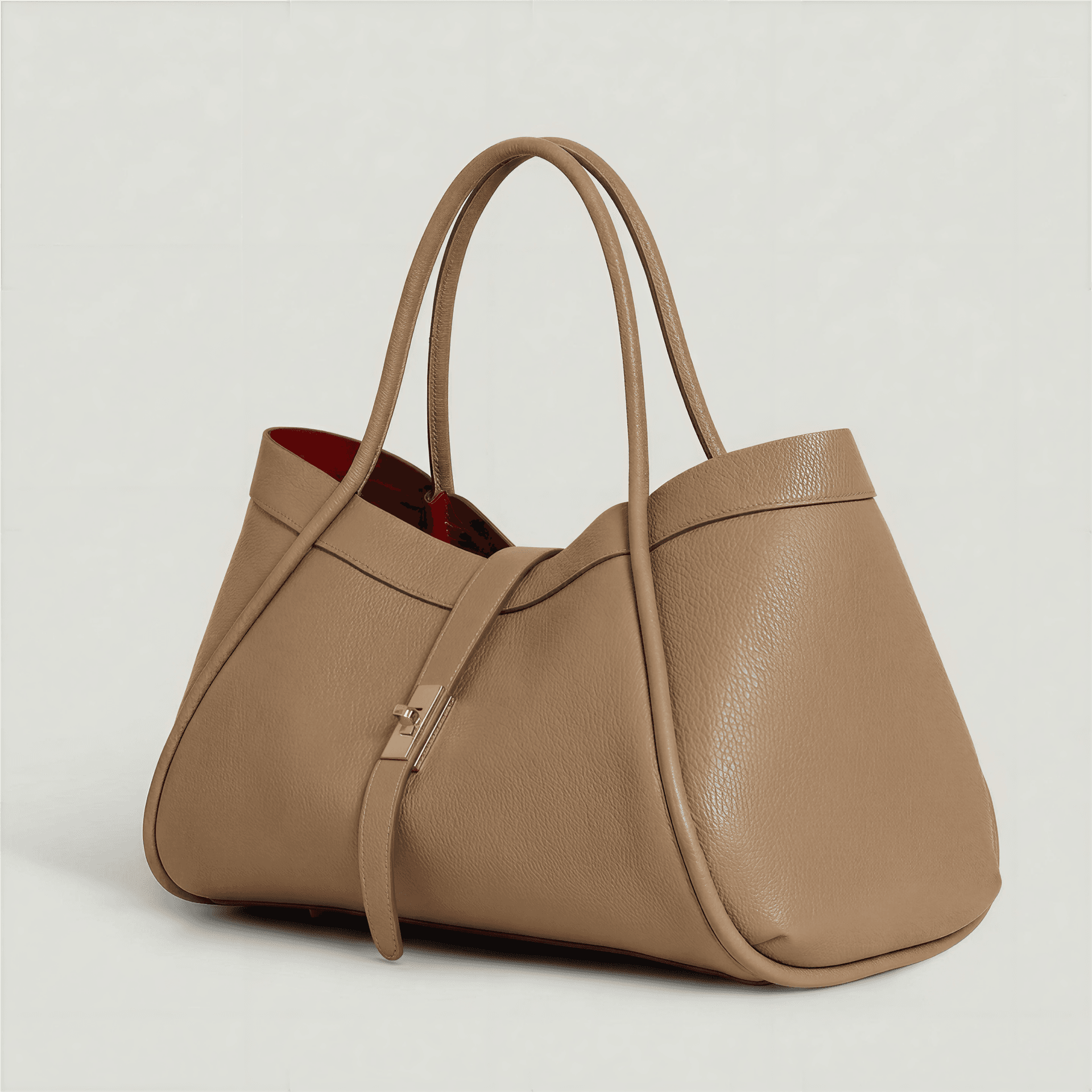 DOPPISASE Borsa tote in vera pelle Togo made in Italy 45x25x20 in Borse Tote Nanabags - Sesto Fiorentino, commercioVirtuoso.it