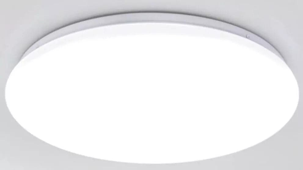 Plafoniera Tonda Camper Ricambio Slim Luci Led Universali Opaca Diametro 200x40mm