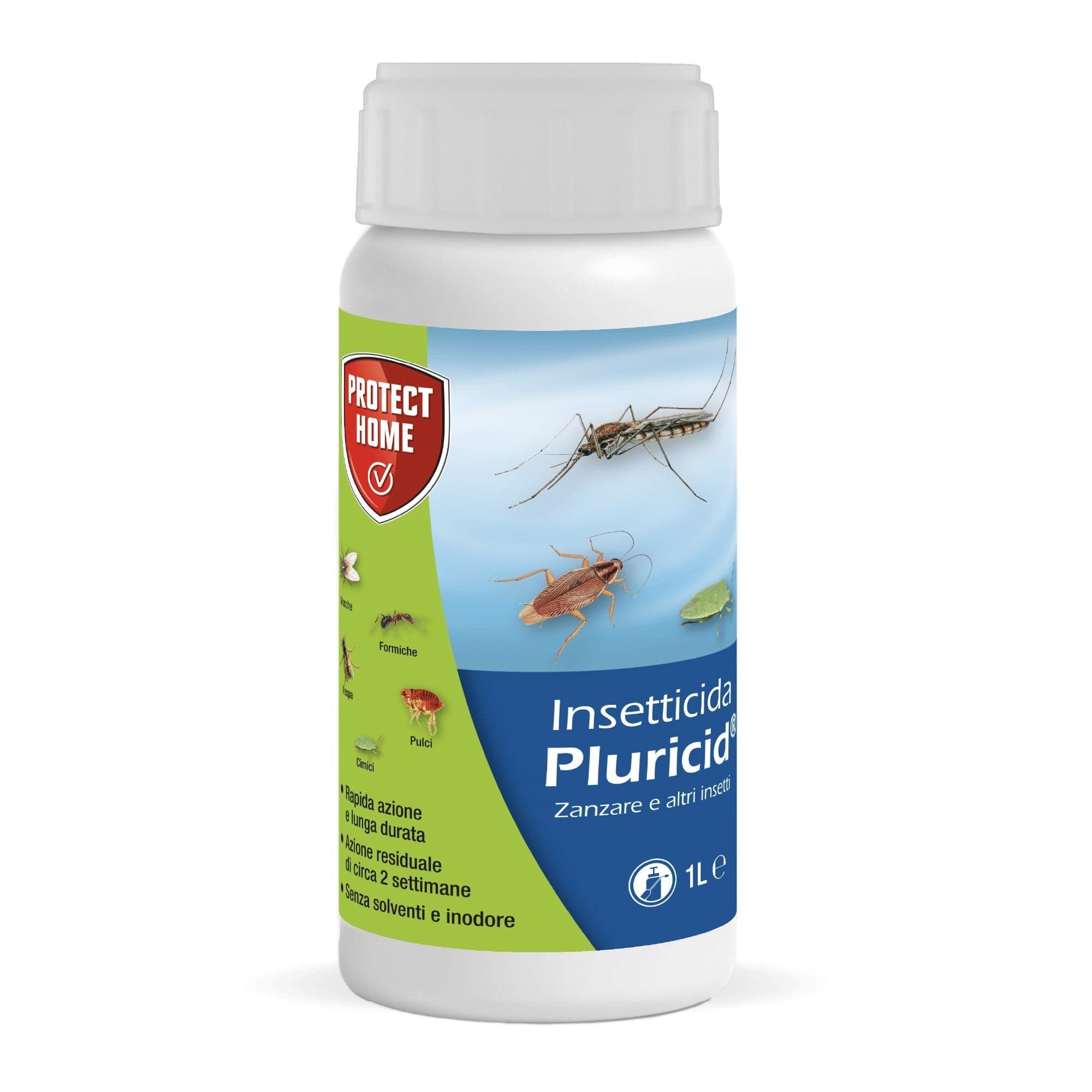 Pluricid Lt 1 Insetticida Azione Abbattente Zanzare e Altri Insetti Protect Home SBM in Autocategorizzazione Taliachicce.it - Milazzo, commercioVirtuoso.it