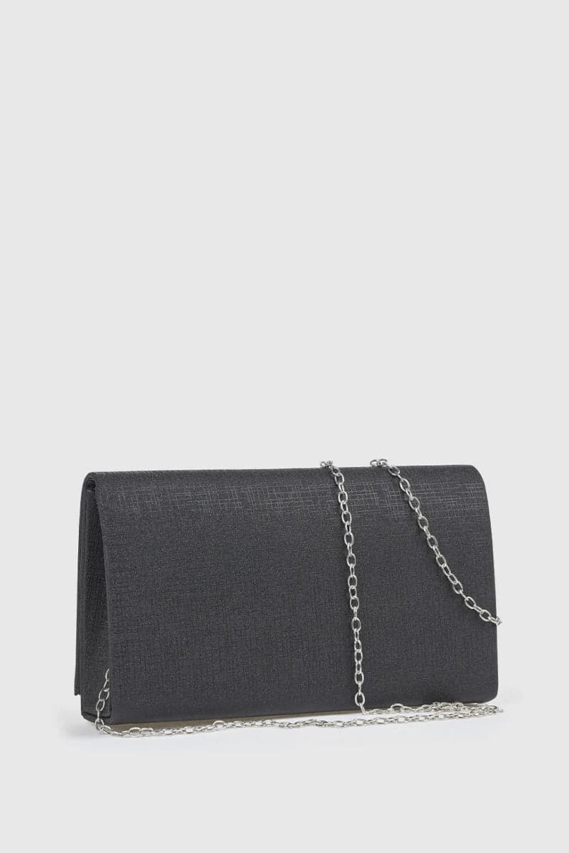 Pochette elegante a tracolla finitura glitterata | Verde Fashion in Pochette e Clutch You Store - Messina, commercioVirtuoso.it