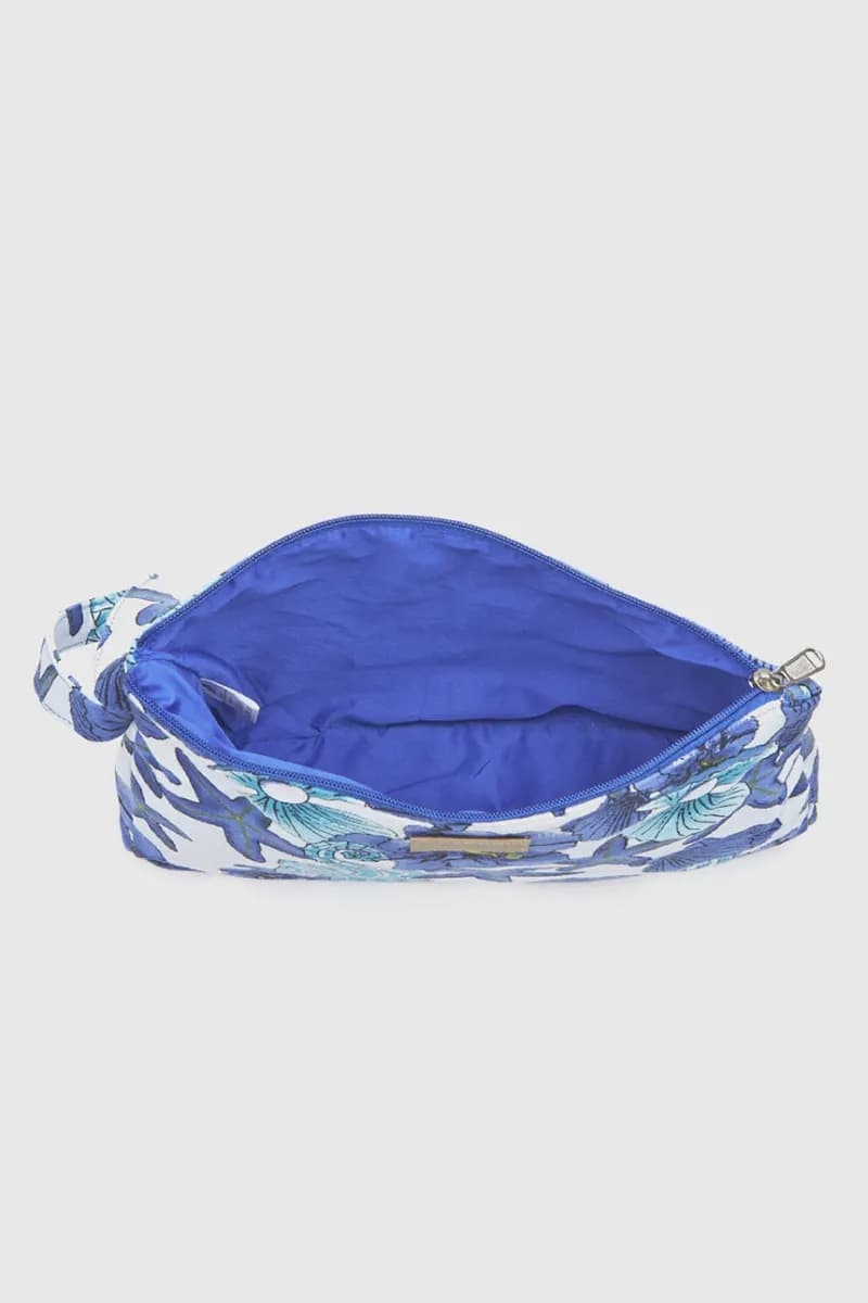 Pochette mare in cotone stampa marina | Verde Fashion in prodotto You Store - Messina, commercioVirtuoso.it