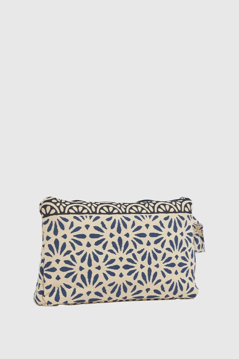 Pochette mare in cotone stampa a fiori | Verde Fashion in prodotto You Store - Messina, commercioVirtuoso.it