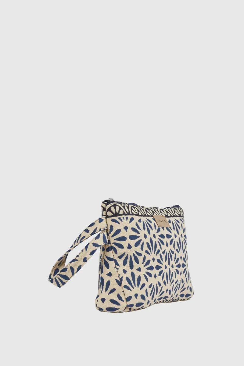 Pochette mare in cotone stampa a fiori | Verde Fashion in prodotto You Store - Messina, commercioVirtuoso.it