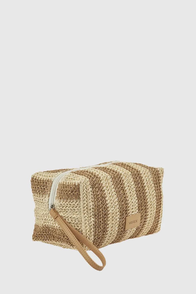 Pochette mare in paglia a righe | Verde Fashion in prodotto You Store - Messina, commercioVirtuoso.it