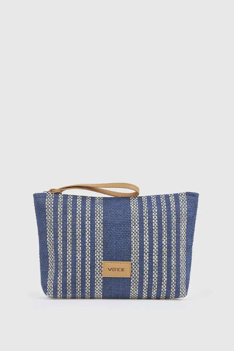 Pochette mare in paglia a righe | Verde Fashion in prodotto You Store - Messina, commercioVirtuoso.it